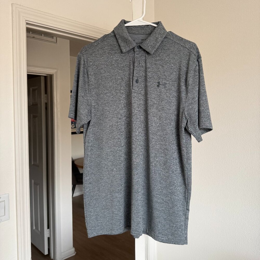 The Playoff Polo Under Armour Medium Gray